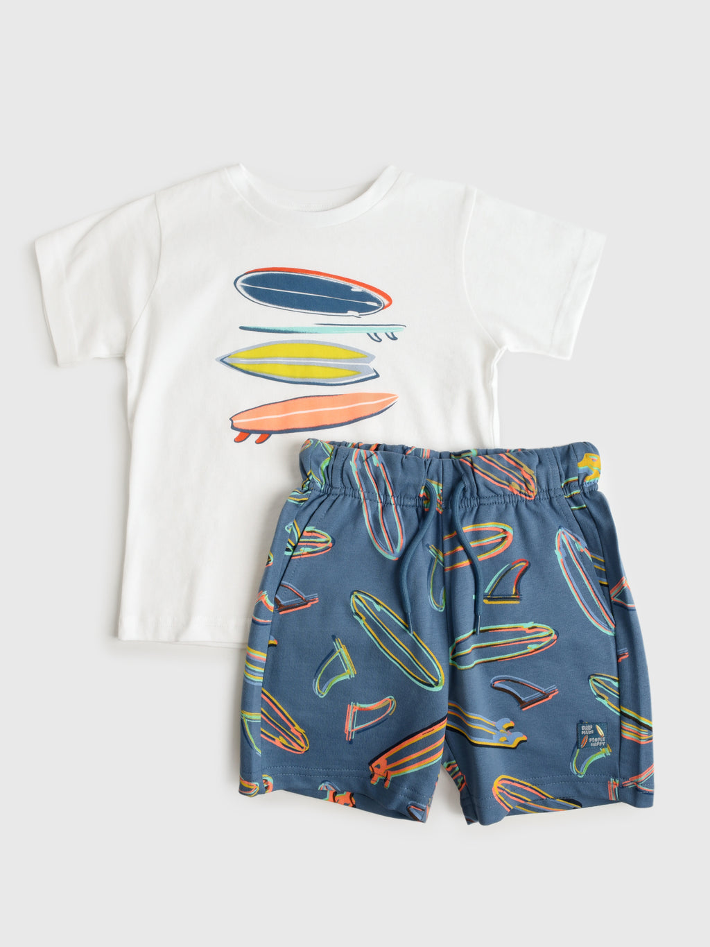 Mayoral Boys' Knit Printed Bermuda Set - Saint Bernard