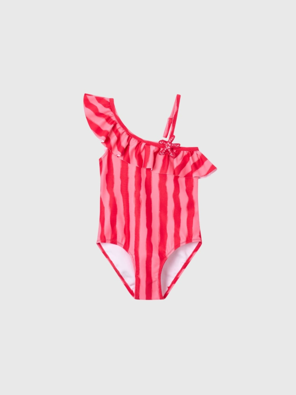 Mayoral Girls' Asymmetric Swimsuit - Saint Bernard