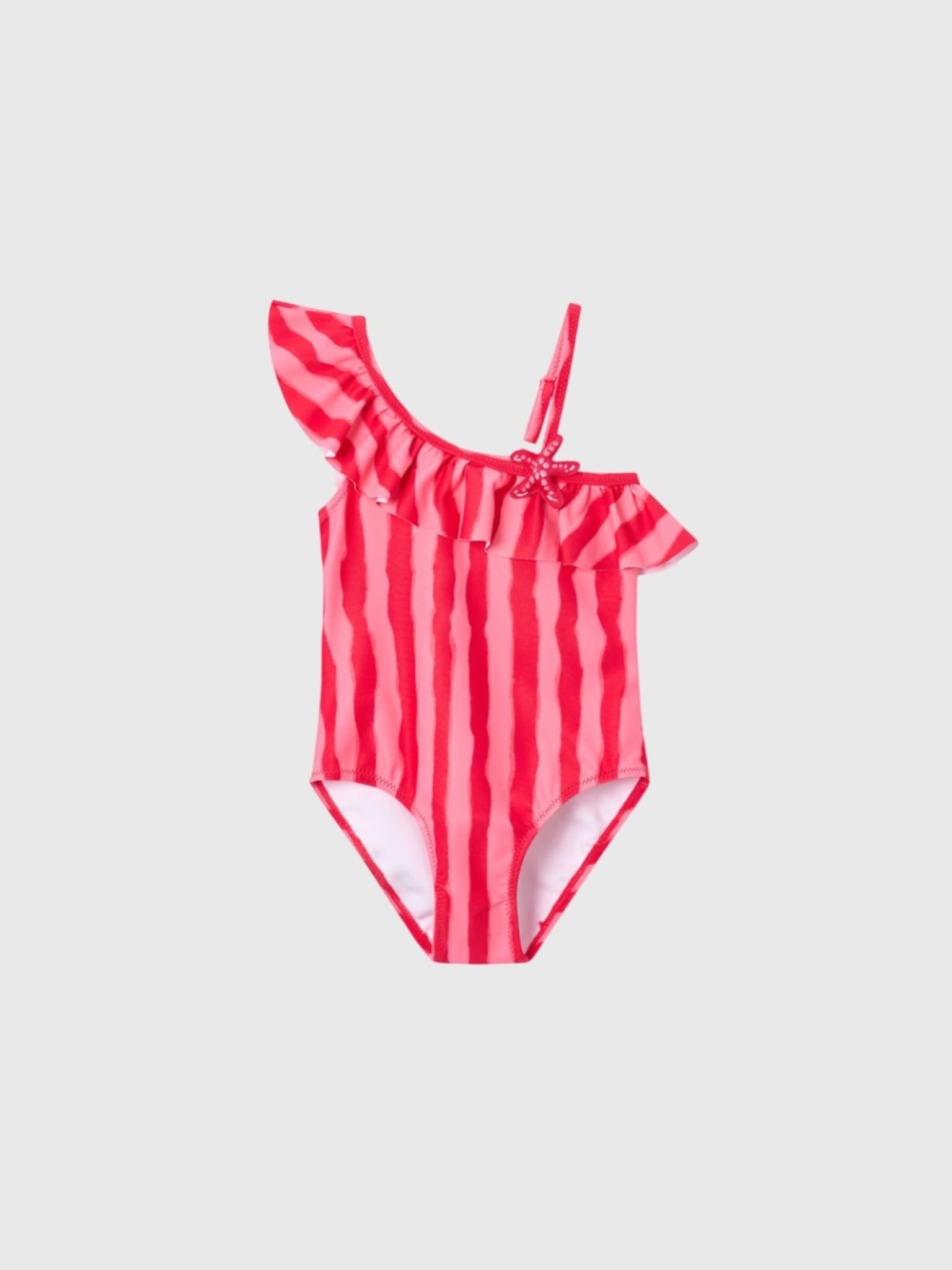 Mayoral Girls' Asymmetric Swimsuit - Saint Bernard