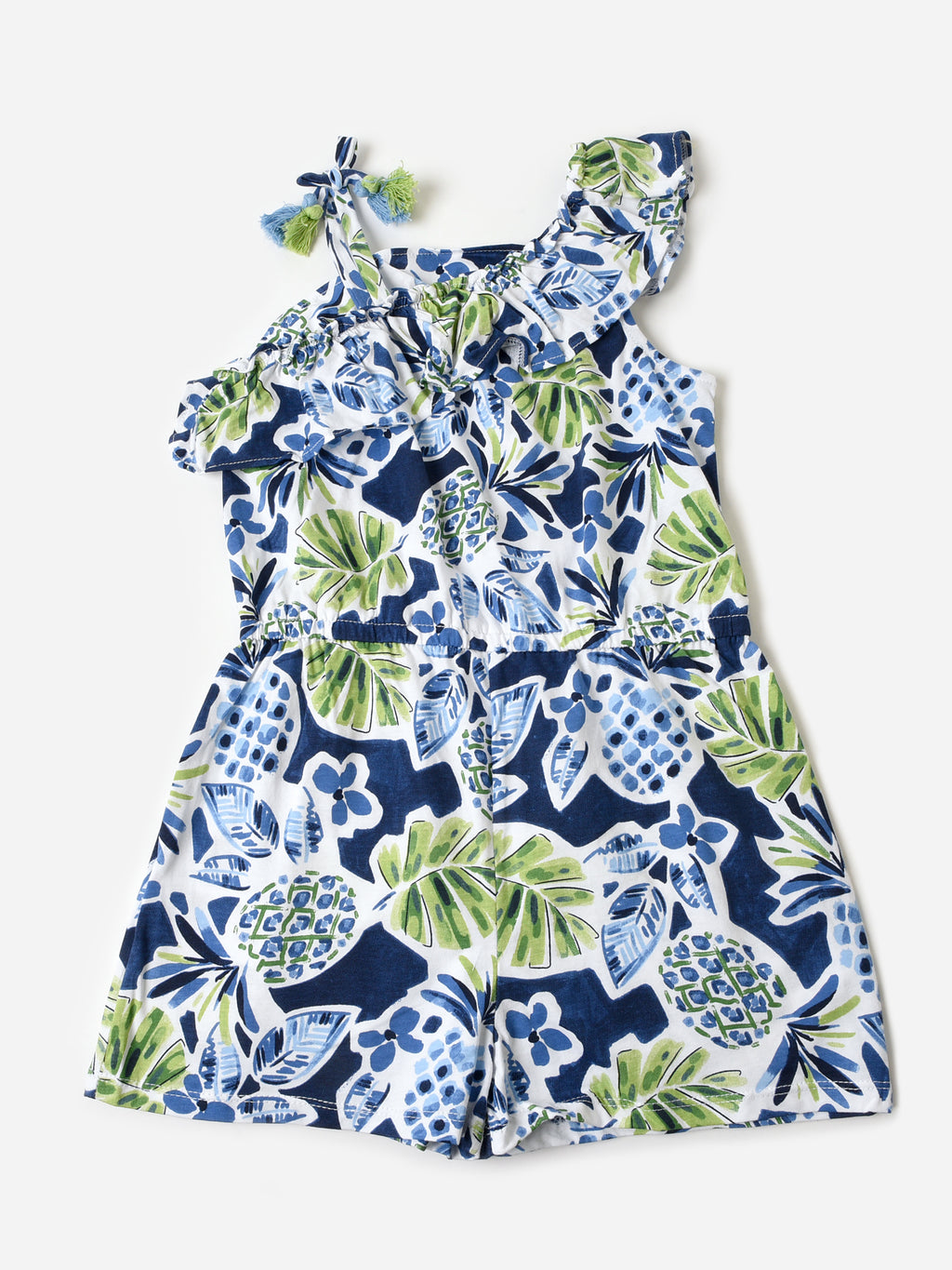 Mayoral Girls' Printed Romper - Saint Bernard