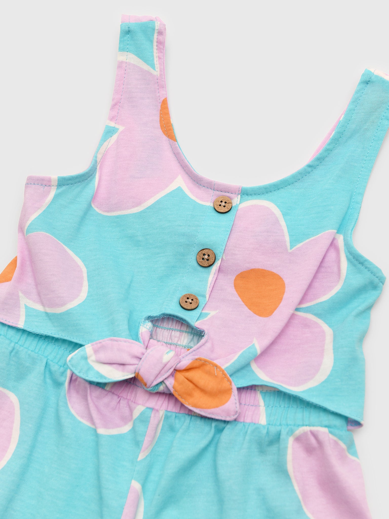 Mayoral Girls' Cut-Out Knit Jumpsuit - Saint Bernard