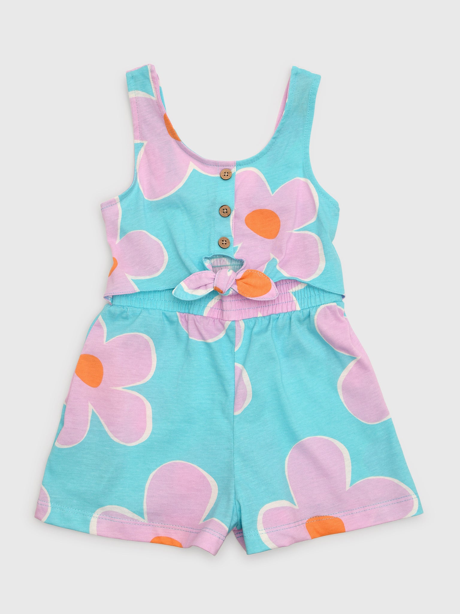 Mayoral Girls' Cut-Out Knit Jumpsuit - Saint Bernard