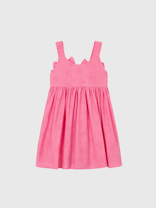 Mayoral Girls' Jacquard Flower Dress