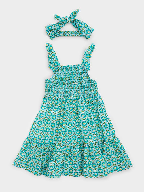 Mayoral Girls' Dress & Headband Set