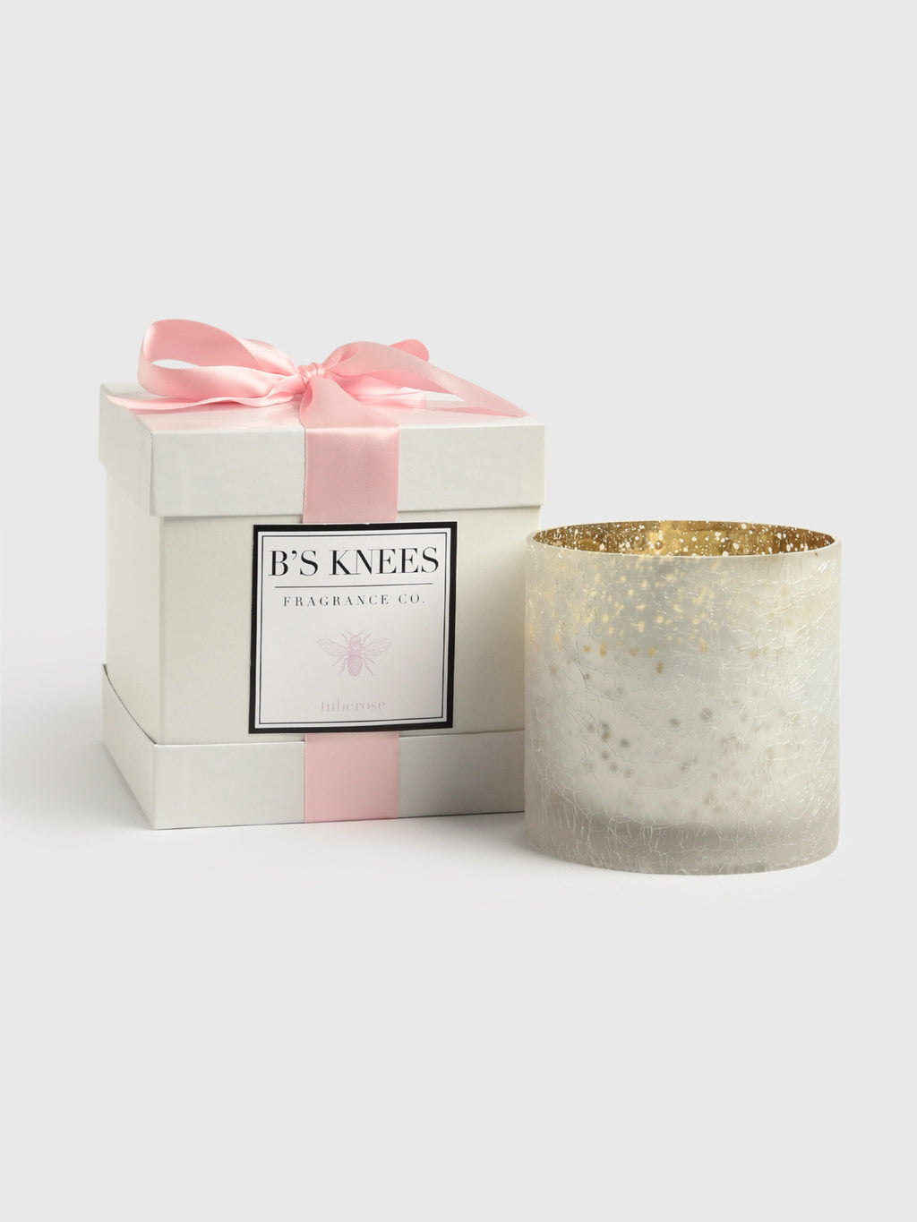 B's Knees Tuberose 3-Wick Candle - Saint Bernard