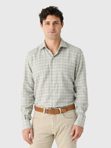 Maria Santangelo Men's Plaid Woven Shirt - Saint Bernard