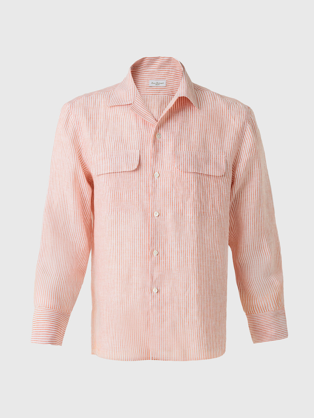 Mario Santangelo Men's Stripe Woven Camp Shirt