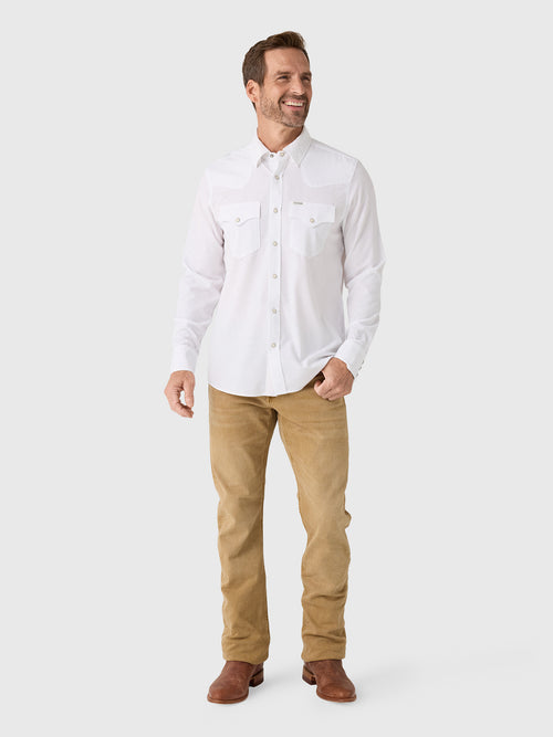 Tecovas Men's Performance Western Pearl Snap Shirt