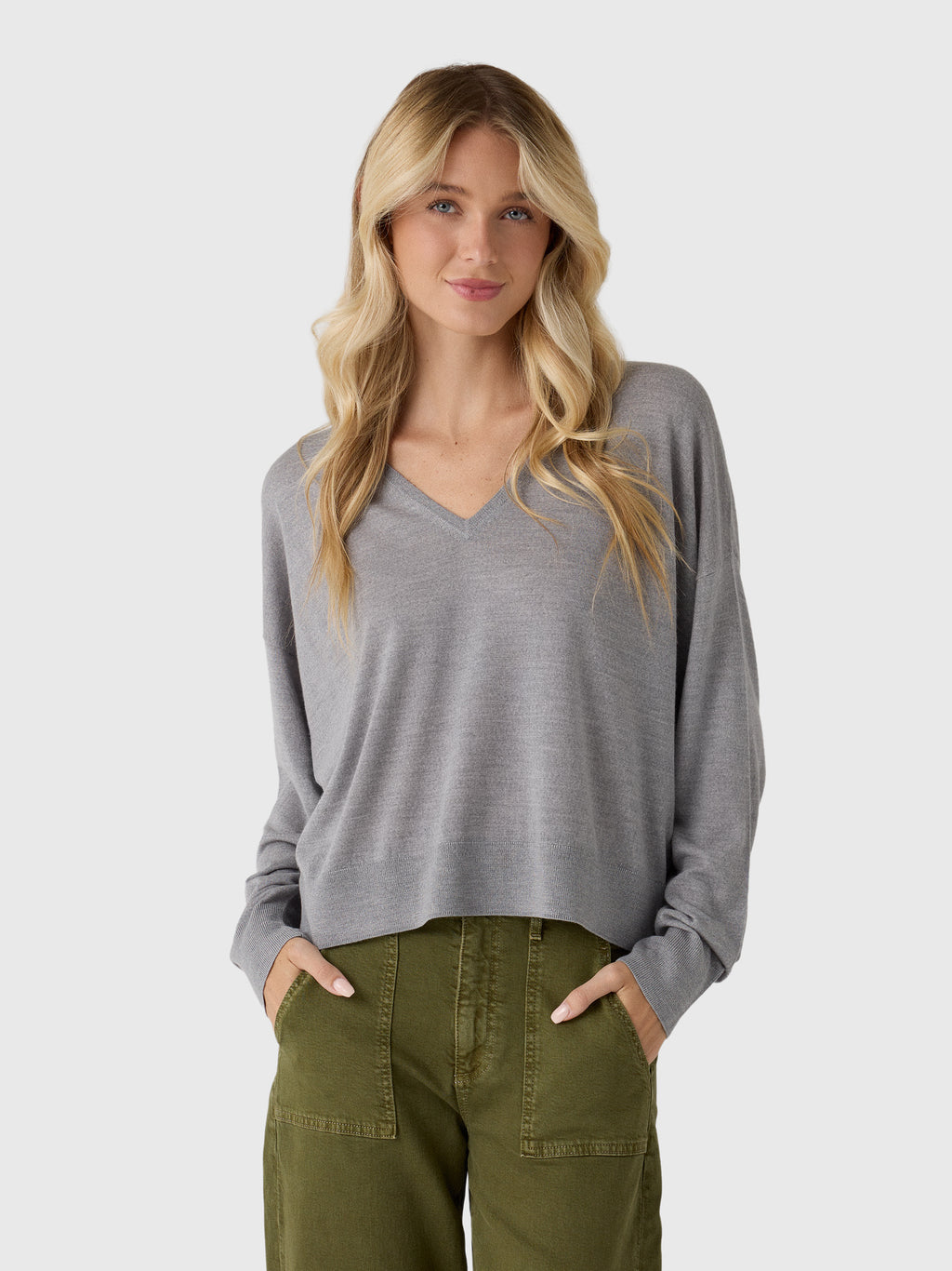 Jenni Kayne Women's Dree V-Neck Sweater