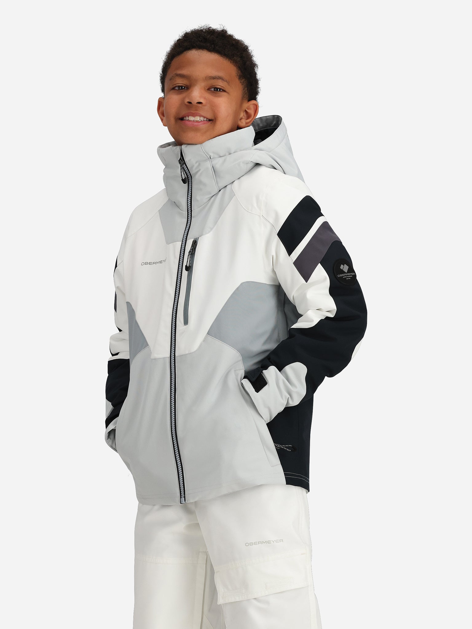 Obermeyer Teen Boys' Mach 14 Jacket Saint Bernard