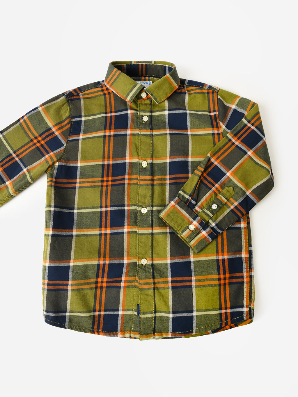 Mayoral Boys' Long Sleeve Checked Shirt - Saint Bernard