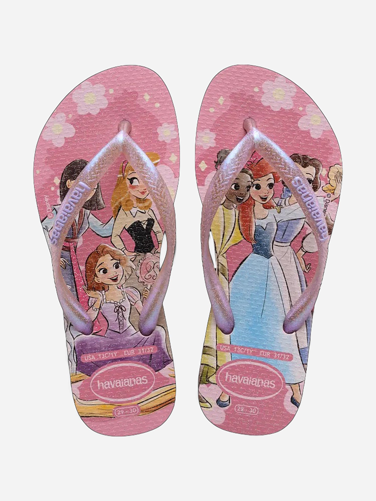 Havaianas Girls' Slim Princess Flip Flop - Saint Bernard