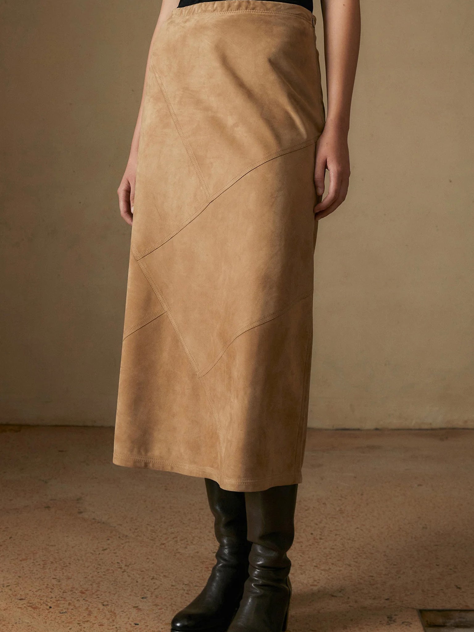 Frauenschuh Women's Brigitte Suede Skirt - Saint Bernard