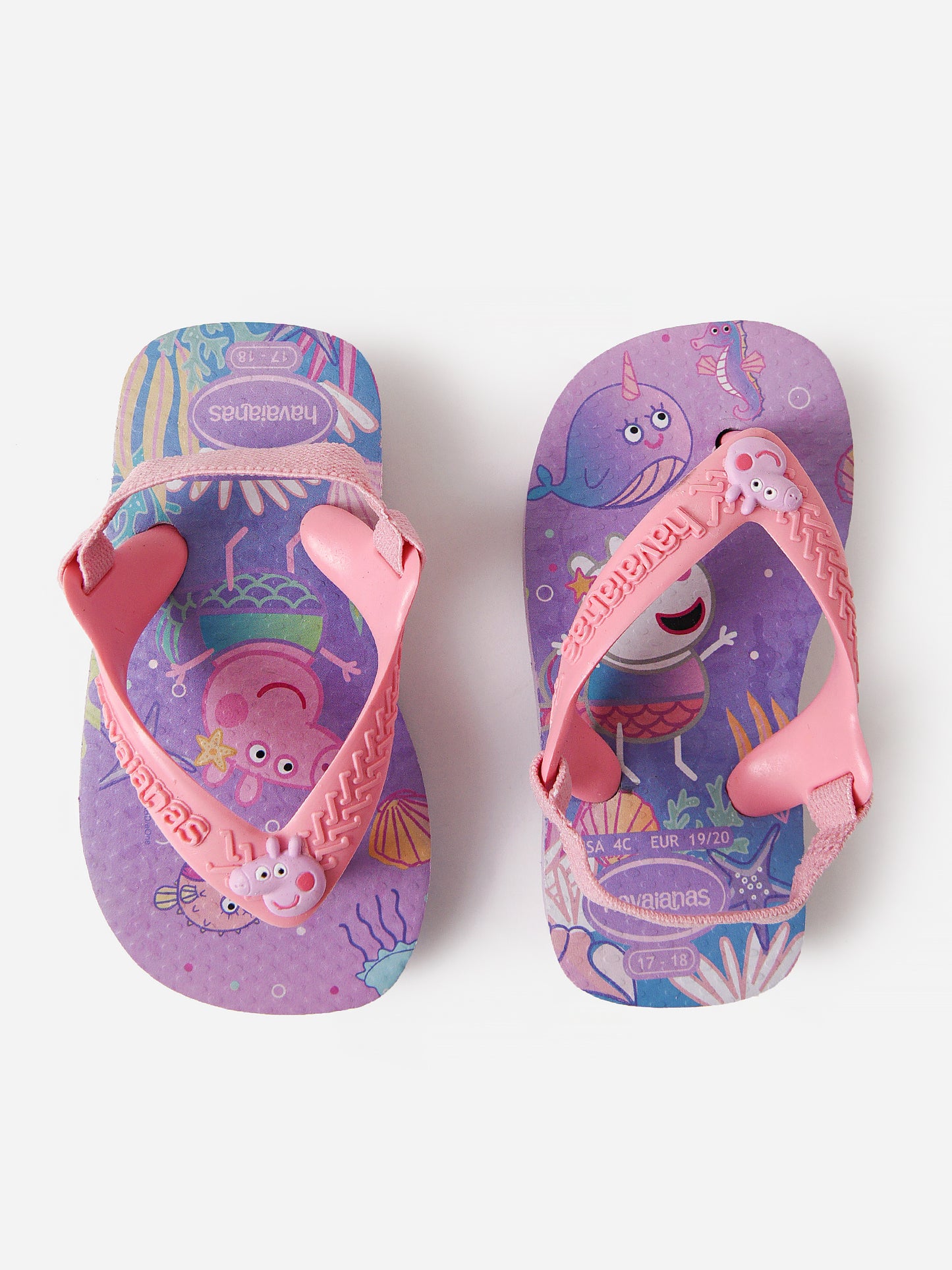 Havaianas Baby Girls' Peppa Pig Sandal - Saint Bernard