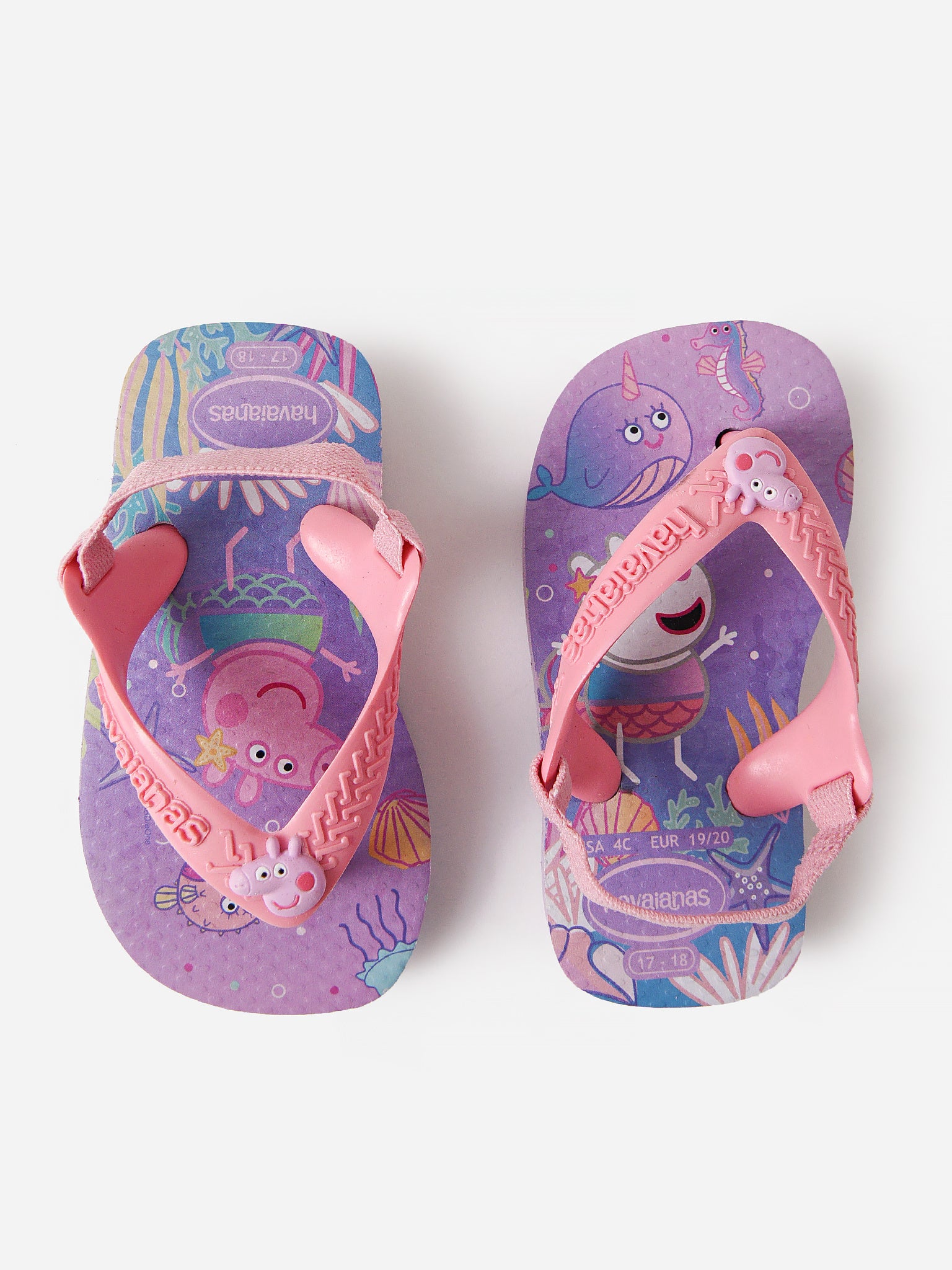 Havaianas Baby Girls' Peppa Pig Sandal - Saint Bernard