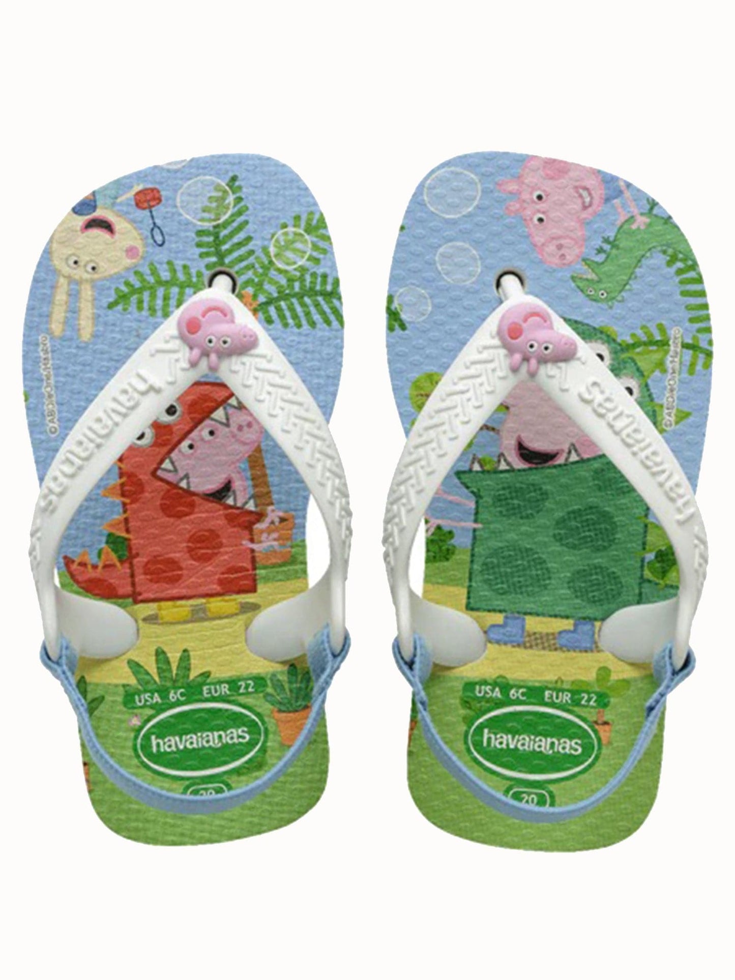Havaianas Baby Girls' Peppa Pig Sandal - Saint Bernard