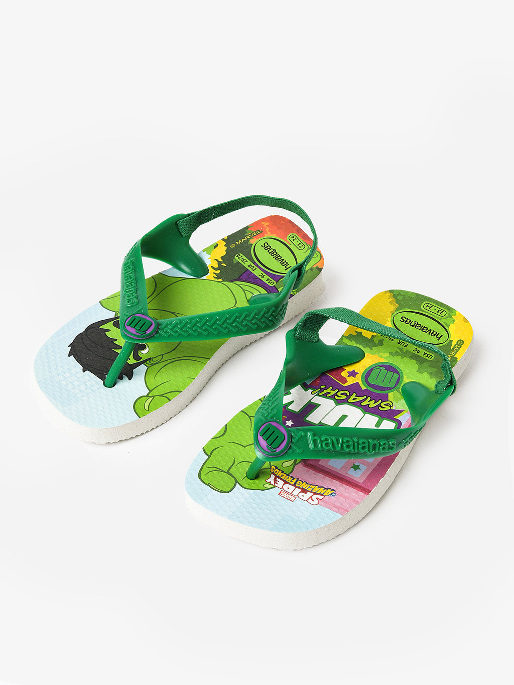 Havaianas Baby Boys' Marvel Sandal - Saint Bernard