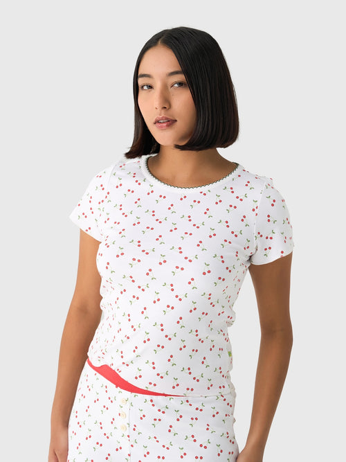 Cozyland Women's Baby Jean Tee - Saint Bernard