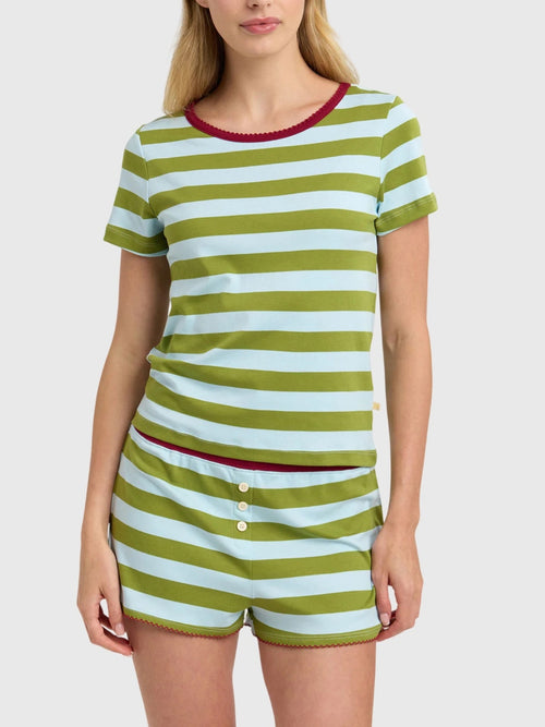 Cozyland Women's Baby Jean Tee - Saint Bernard