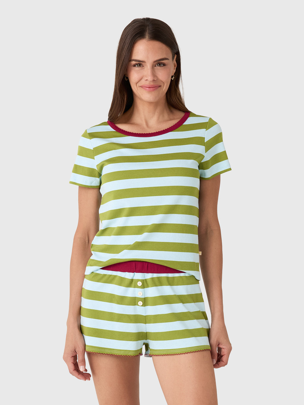 Cozyland Women's Baby Jean Tee - Saint Bernard