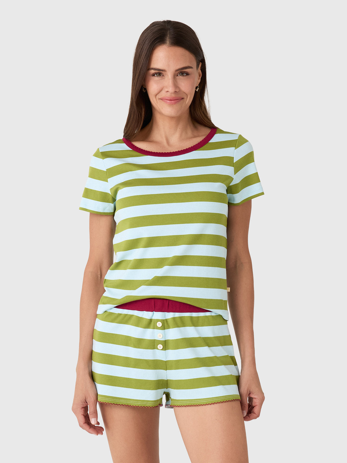 Cozyland Women's Baby Jean Tee - Saint Bernard