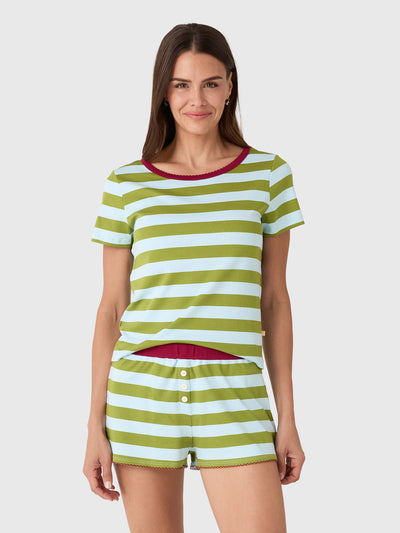 Cozyland Women's Baby Jean Tee - Saint Bernard