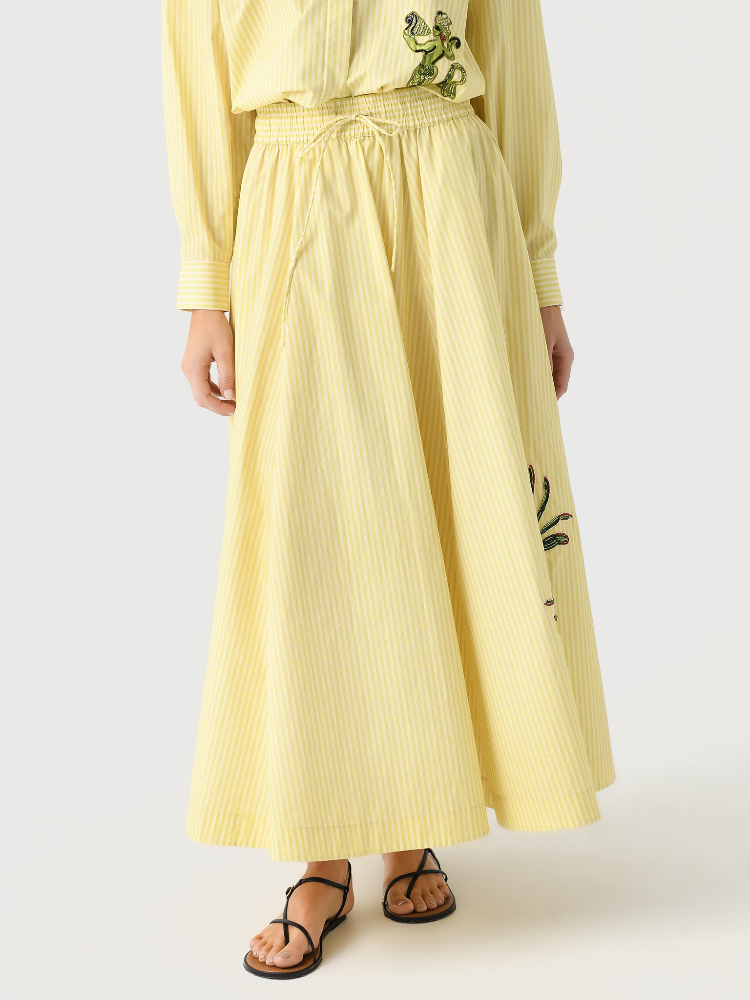 Alemais Women's Seb Embellished Skirt - Saint Bernard