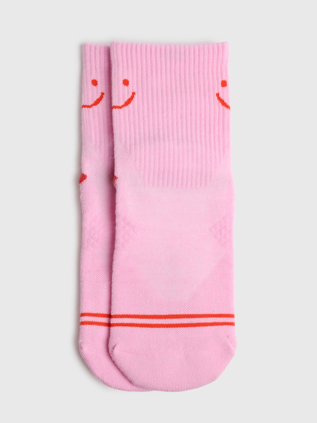 Pointe Studio Women's Happy Ankle Runner Grip Socks - Saint Bernard