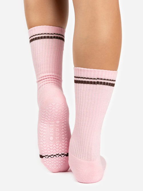 Pointe Studio Women's Varsity Crew Grip Socks