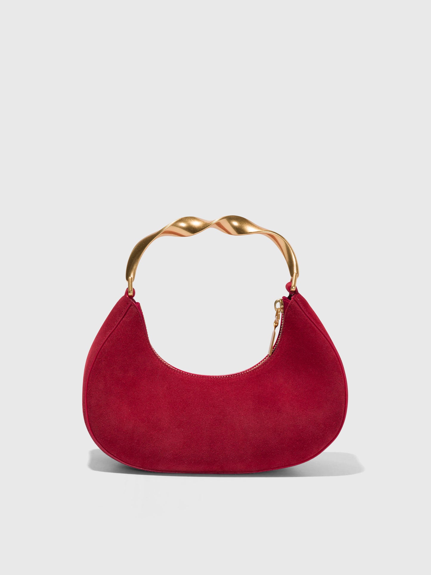 Simkhai Nixi Suede Crescent Bag - Saint Bernard