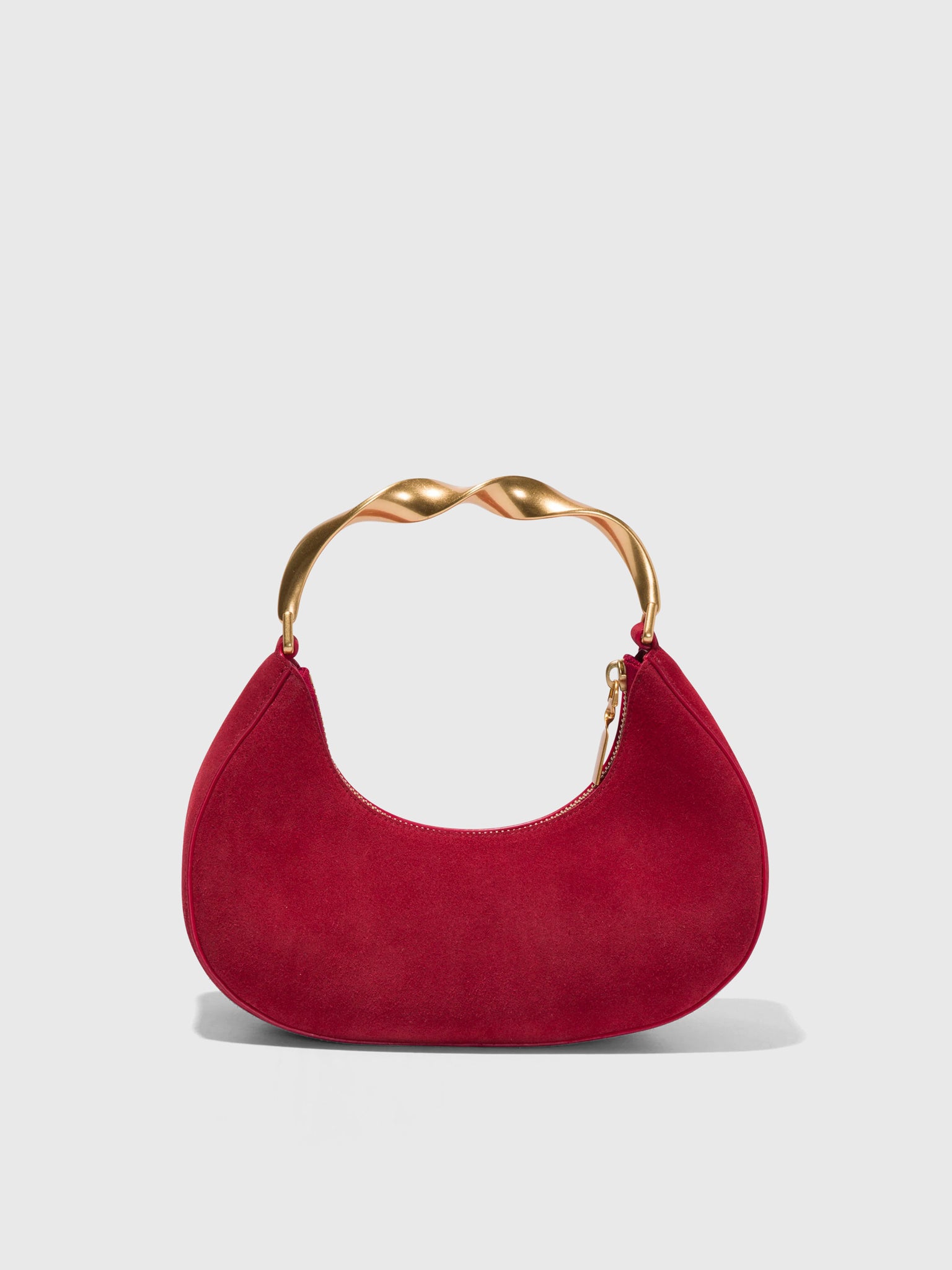 Simkhai Nixi Suede Crescent Bag - Saint Bernard