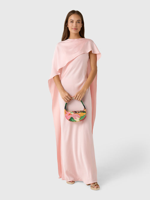 Simkhai Women's Izel Cape Gown - Pink - Size 4