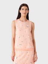 Simkhai Women's Celia Embellished Organza Top - Saint Bernard