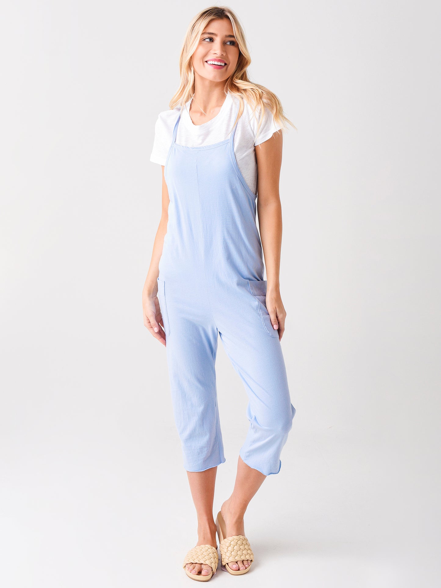 Stateside Women's Cotton Jersey Jumpsuit - Saint Bernard