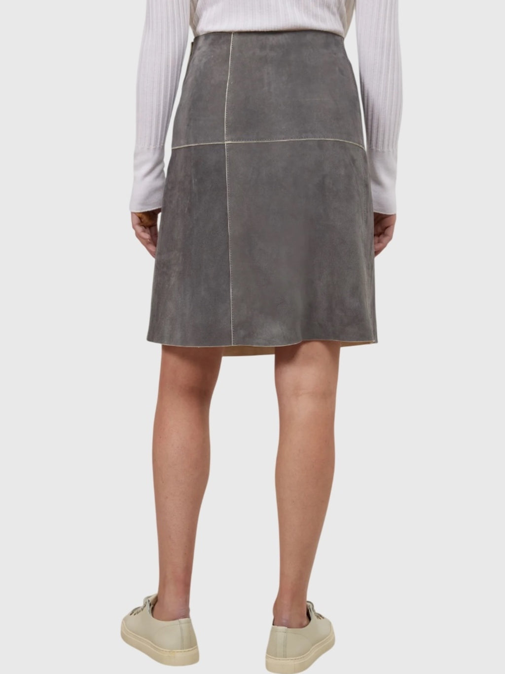 Frauenschuh Women's Milly Leather Skirt - Saint Bernard