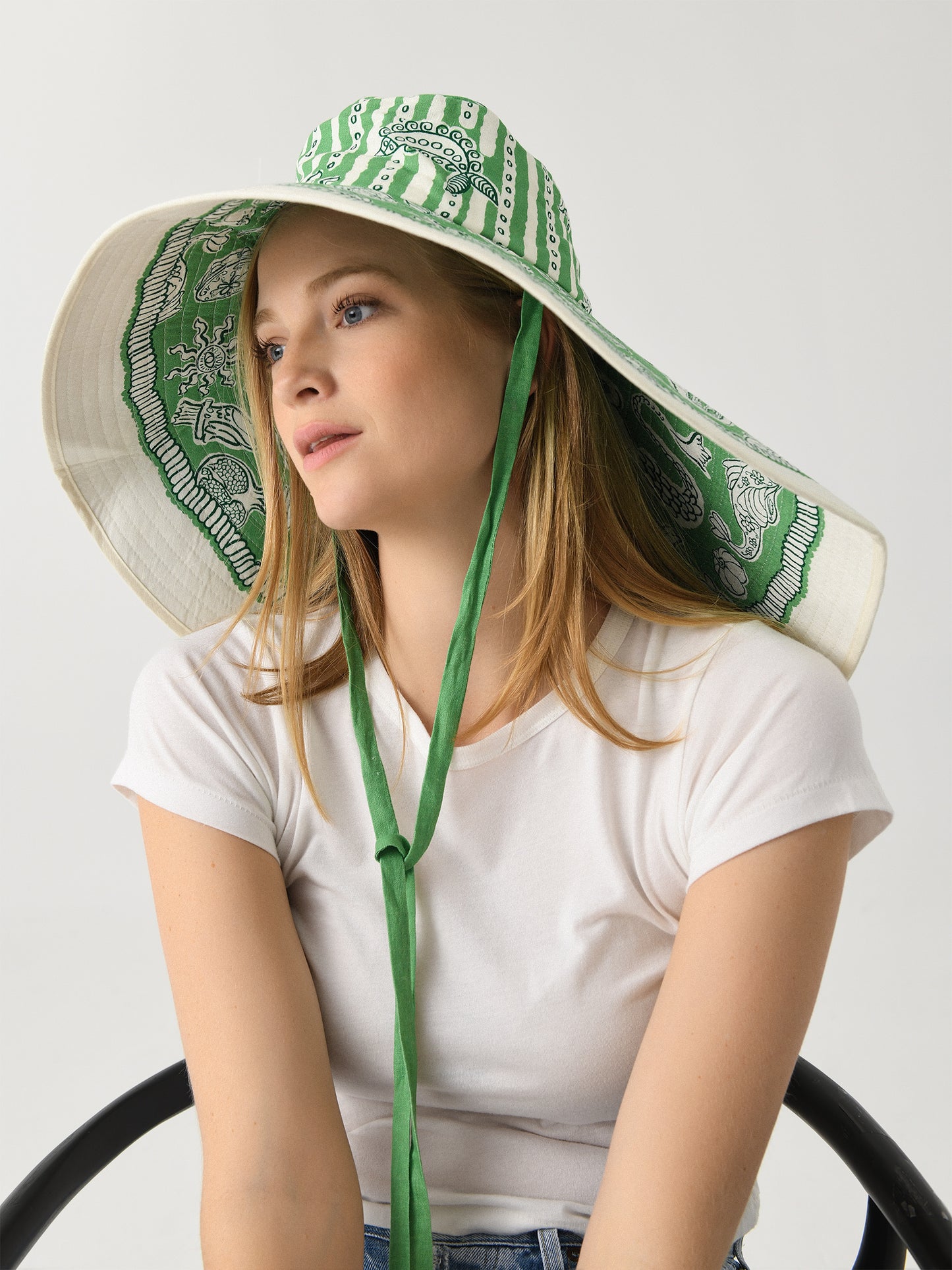 Alemais Women's Lula Wide Brim Sunhat - Saint Bernard