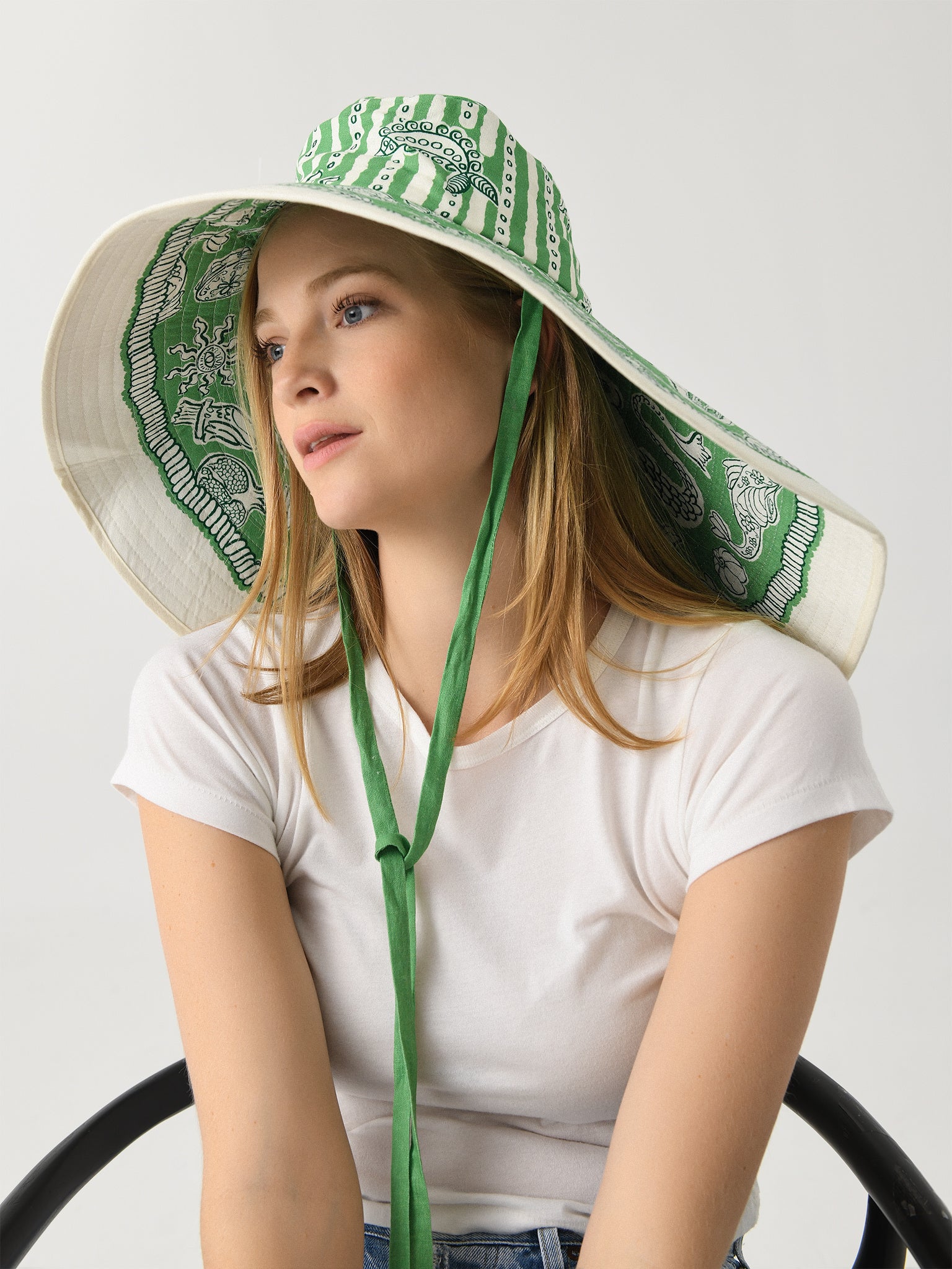 Alemais Women's Lula Wide Brim Sunhat - Saint Bernard