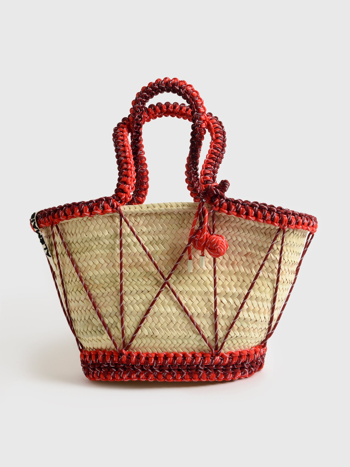Alemais Lalo Macrame Cord Maxi Basket - Saint Bernard