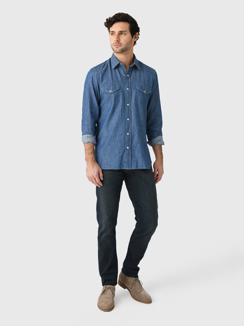 Maria Santangelo Men's Denim Shirt