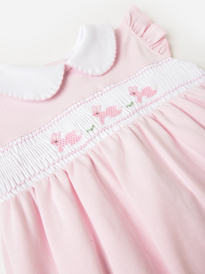 MAGNOLIA BABY - Annalise’s Classics Smocked Set  - Pink