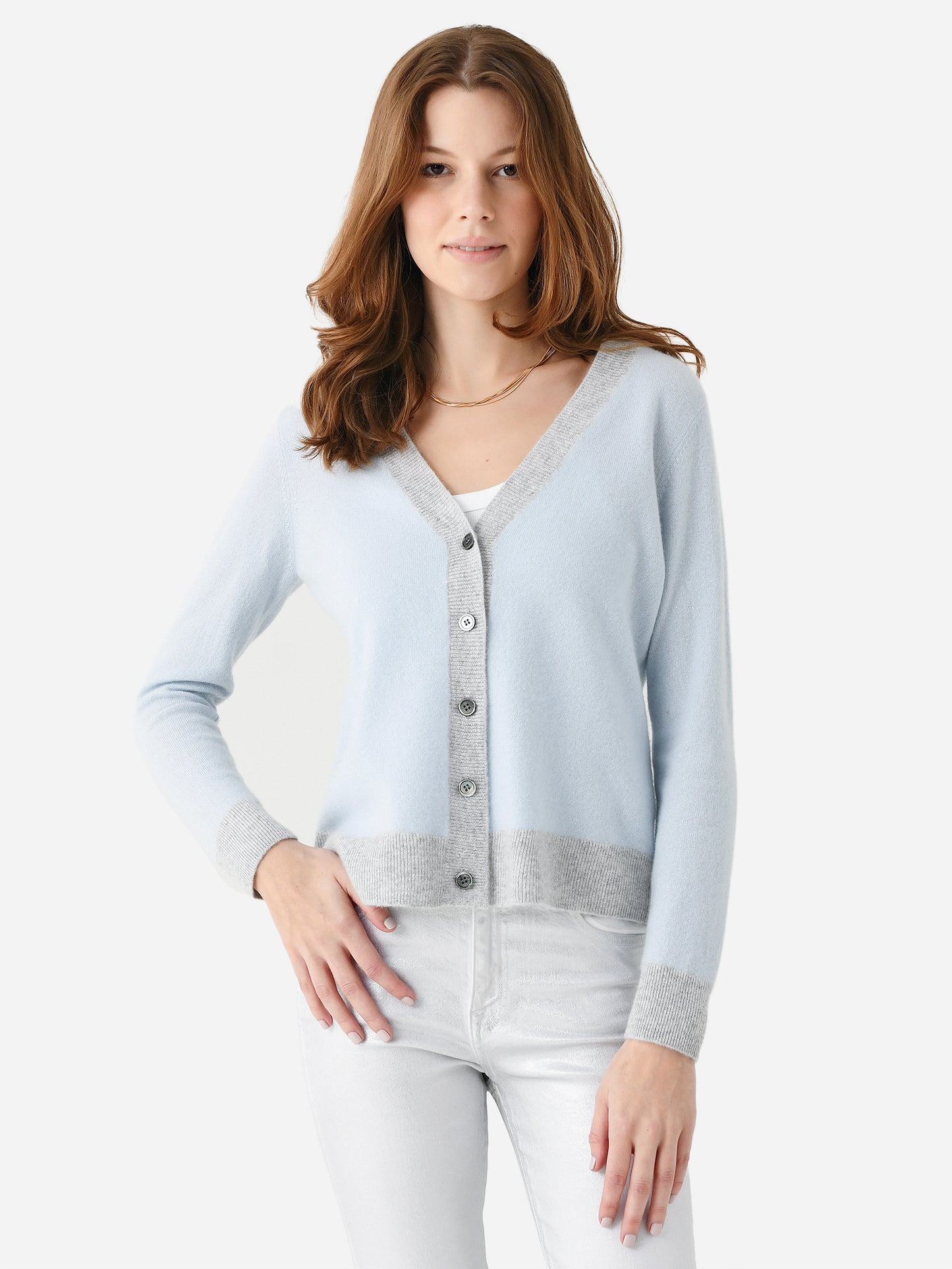 Eche Women's Cashmere Cardigan - Saint Bernard