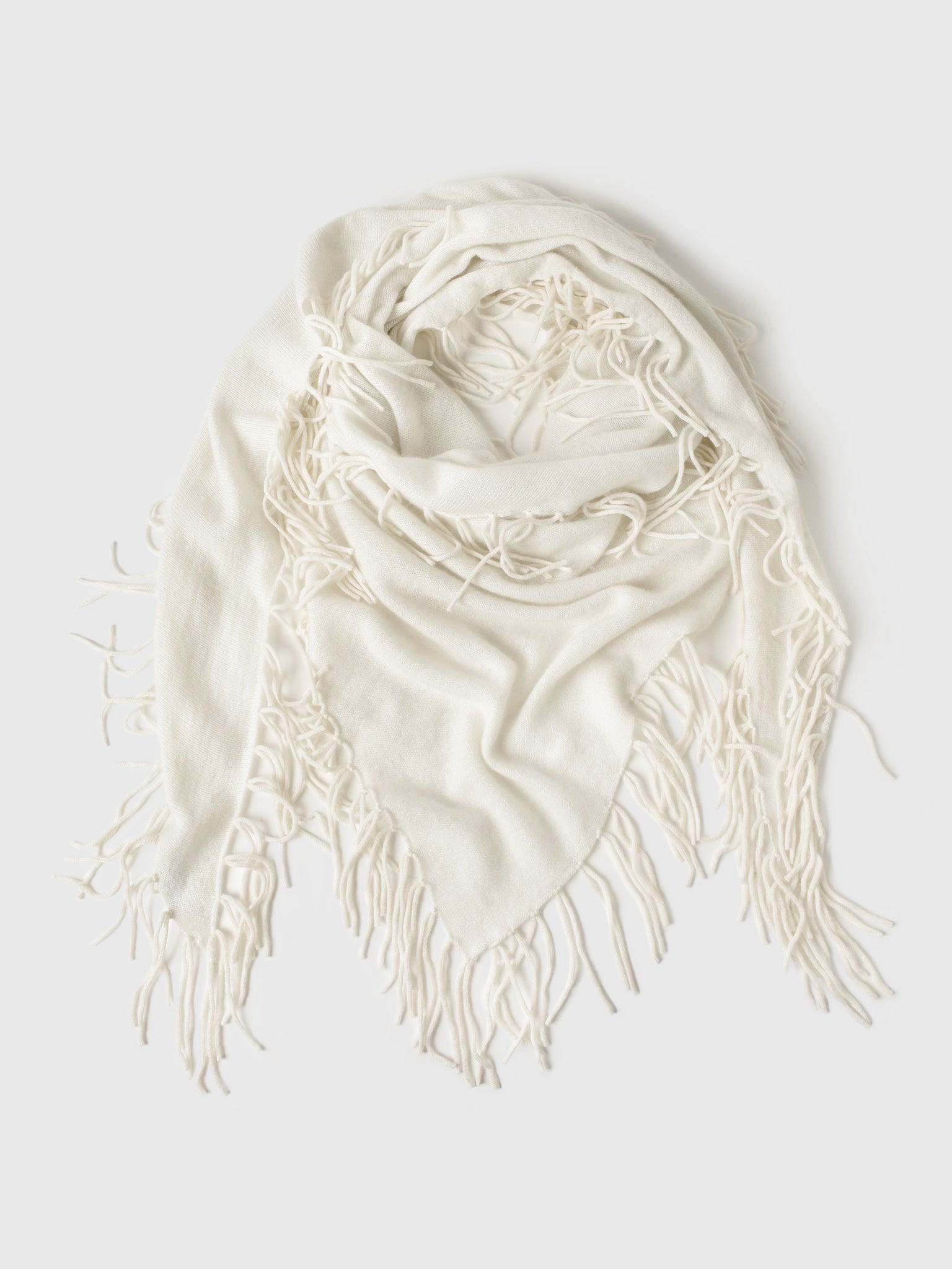 J Society Women's Lurex Fringe Wrap - Saint Bernard