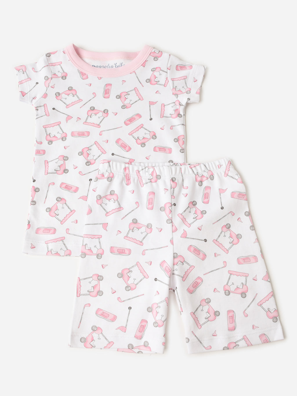 Magnolia Baby Girls' Putting Around Short Pajama Set - Saint Bernard
