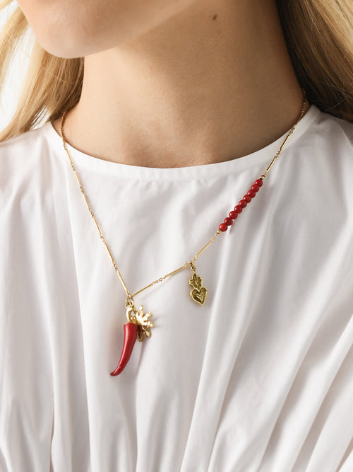 Alemais Encanto Fine Chilli Necklace