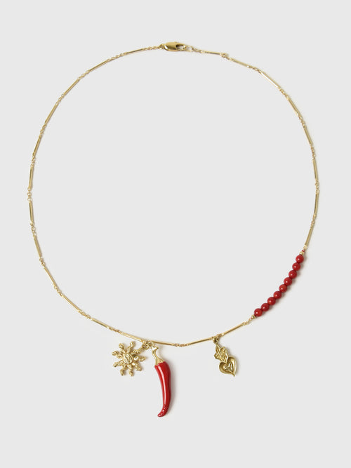 Alemais Encanto Fine Chilli Necklace