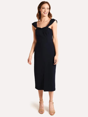 ml monique lhuillier off the shoulder midi dress ML Monique Lhuillier Women's Off The Shoulder Mini Dress – Saint Bernard