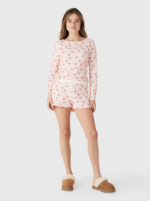 Cozyland Women's Ellie Shortie Pajama Set - Saint Bernard