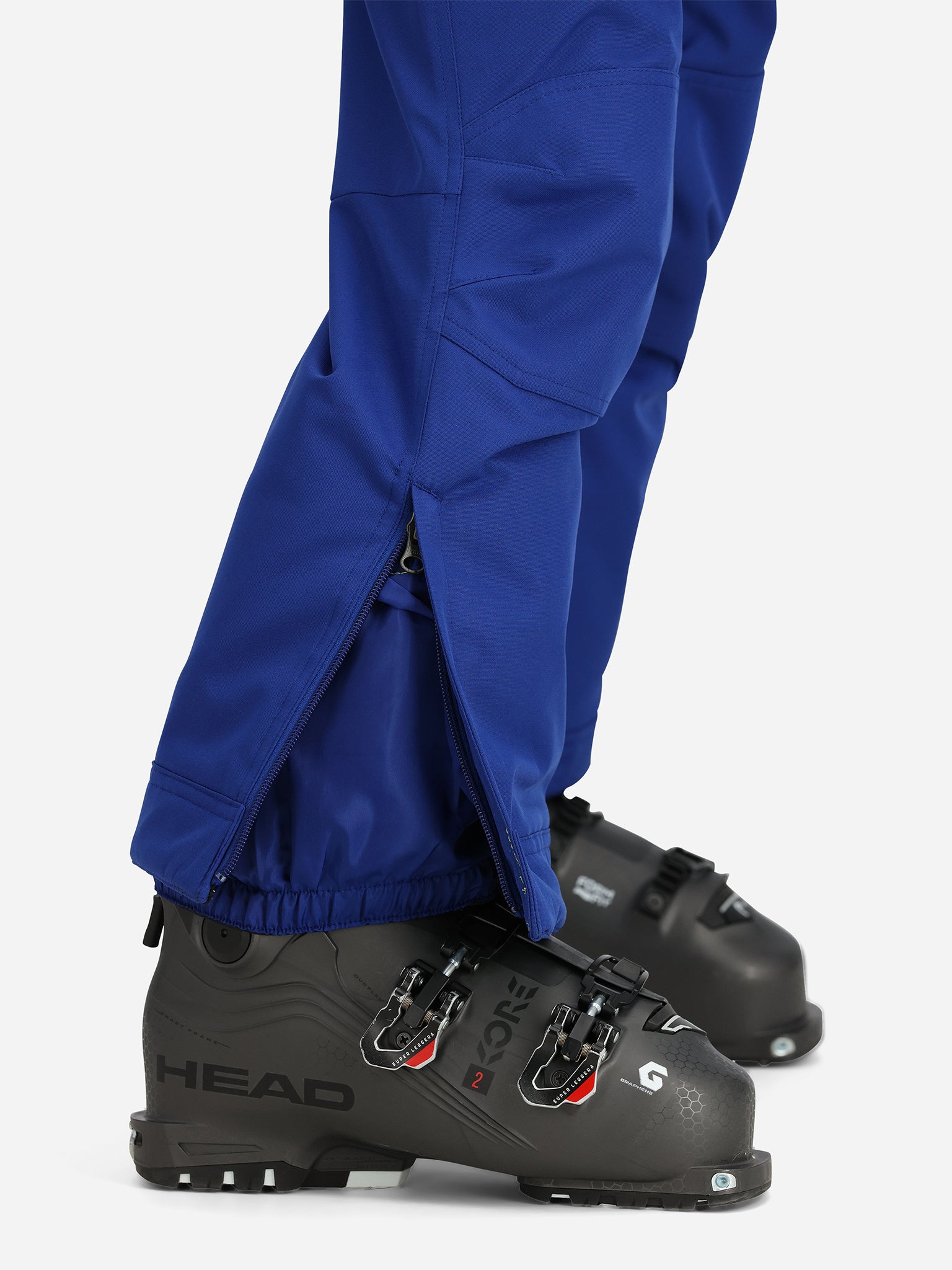 Obermeyer Boys Connor Bib Snow Pants | Water-Resistant Ski Bibs With EWS Extended Wear System & Reinforced Knees
