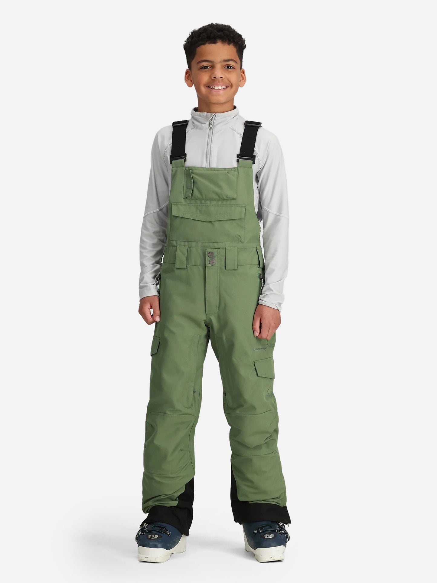 Obermeyer Teen Boys' Carver Bib Pant - Saint Bernard