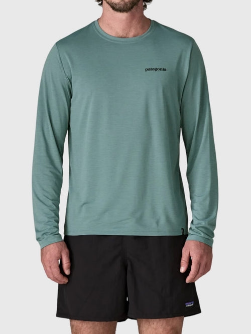 Patagonia Men's Fitz Roy Trout Long-Sleeve Capilene Cool Daily Shirt